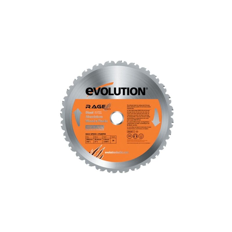 Power Tools RAGE3-S 210mm Multi Blade - Evolution