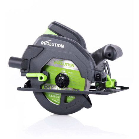 Evolution – Scie circulaire 165mm – Moteur 1200W – Lame TCT multi-matériaux pour bois, métal et composites – Profondeur de coupe 53mm - F165CCSL