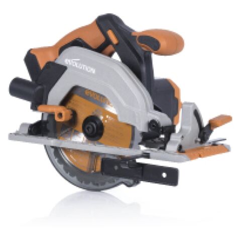 Evolution Sega circolare a batteria R165CCS-Li da 165 mm 18 V Li-Ion EXT Inc Lama multimateriale