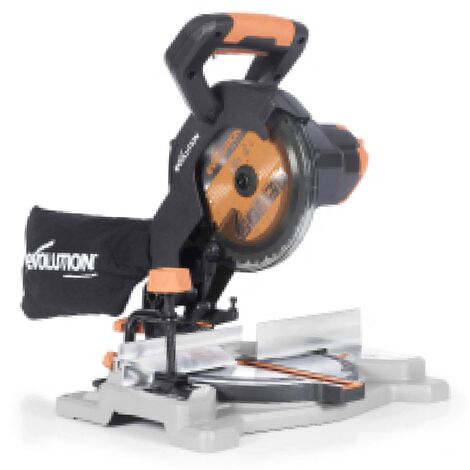 Evolution Troncatrice composta da 185 mm R185CMS-Li a batteria 18 V Li-Ion EXT