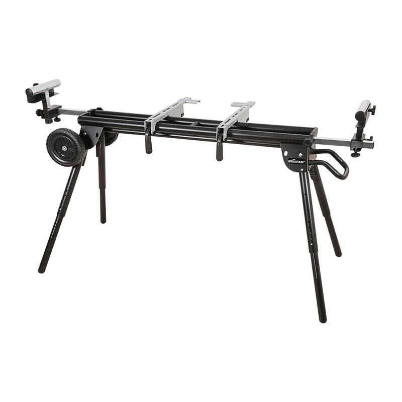 Evolution Power Tools - Evolution 005-0005 xl Rolling Mitre Saw Stand with Universal Fittings EVL0050005