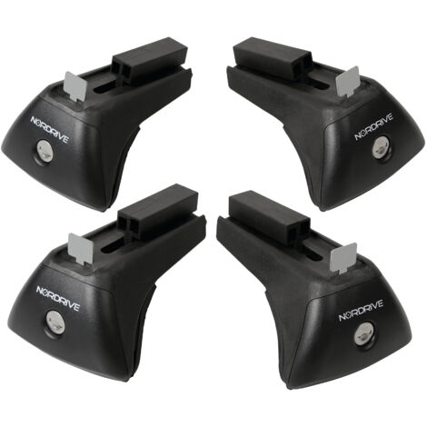 Evos IS (In-Rail Steel), kit 4 piedi per barre acciaio
