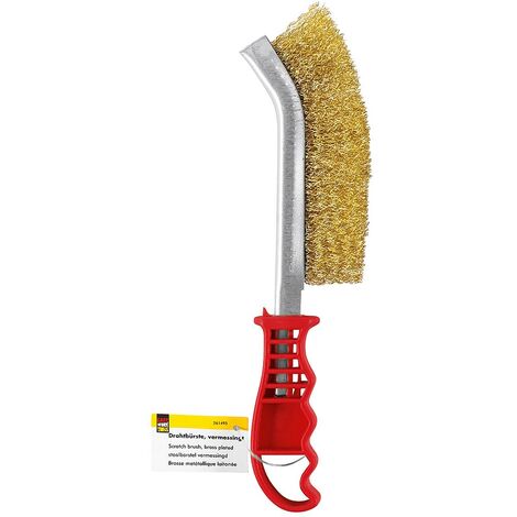 EW Brosses métalliques en laiton sur leur présentoir