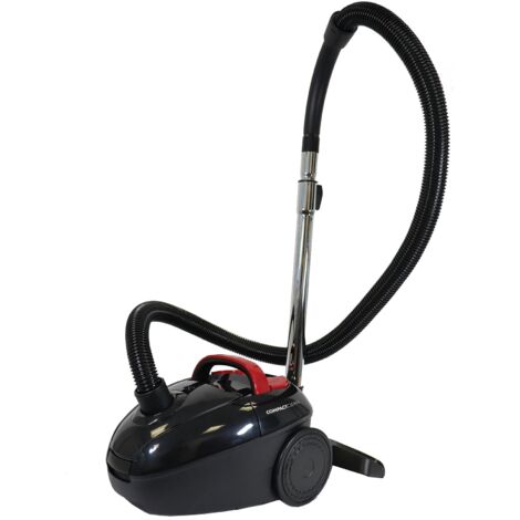 Ewbank EWVC0215B COMPACTCLEAN 1.5 Litre Bagged Vacuum Cleaner, HEPA 10 Filter, Dustbag Full Indicator, Ergonomic Handle, 5m Cable