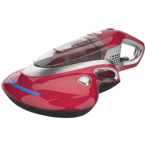 Ewbank UV400 Handheld UV Mattress Vacuum Cleaner, 400 Watts, 3 Point safety Cut Off, Anti Dust Mite Bed Beater for Bedding, Kills Bacteria such as e-Coliand, & MRSA, Cushions & Sofas, Red