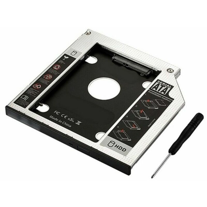 

Ewent Adaptador HDD/SSD SATA para Unidad Óptica (9,5 mm) Ewent EW7003