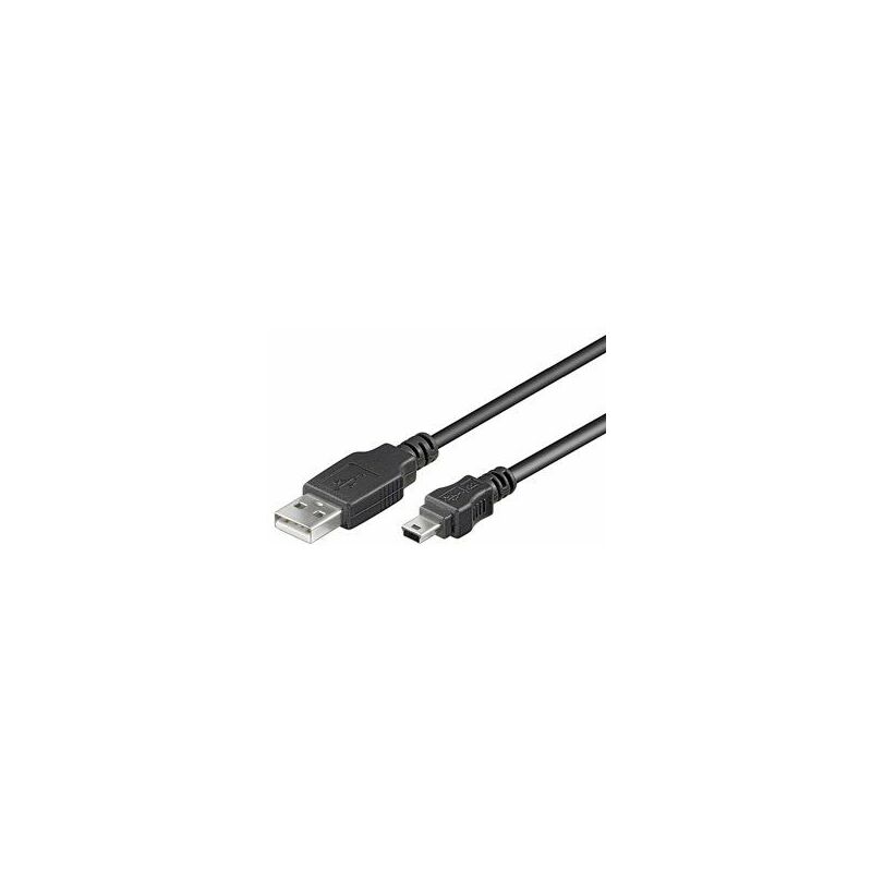 

Ewent EW-100110-020-N-P cable USB 1,8 m USB 2.0 USB A Mini-USB B Negro