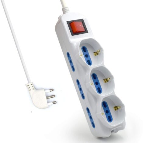 Ewent EW3928 prolunghe e multiple 1,5 m 9 presa(e) AC Interno Bianco