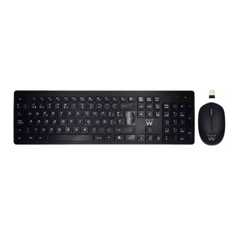 

Teclado y Ratón Inalámbrico EW3256 2.4 GHz Negro - Ewent