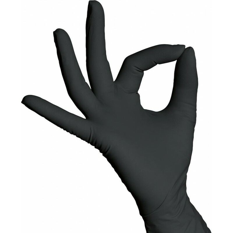 Guantes de un solo uso SHATIN,Nitril, Talla 9(Box a100Unit.)