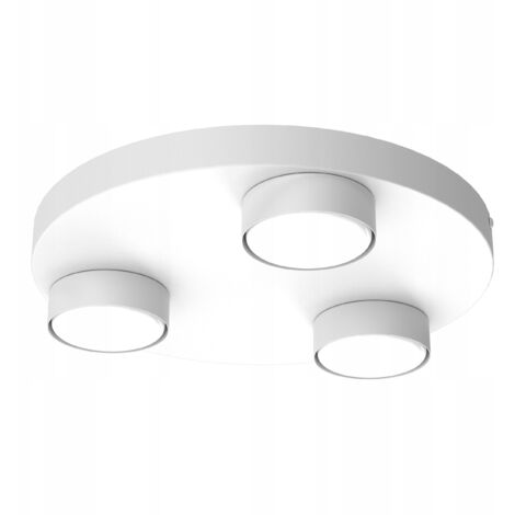 Ewilight ALFA lámpara de techo con rueda, 3x GX53 LED blanco
