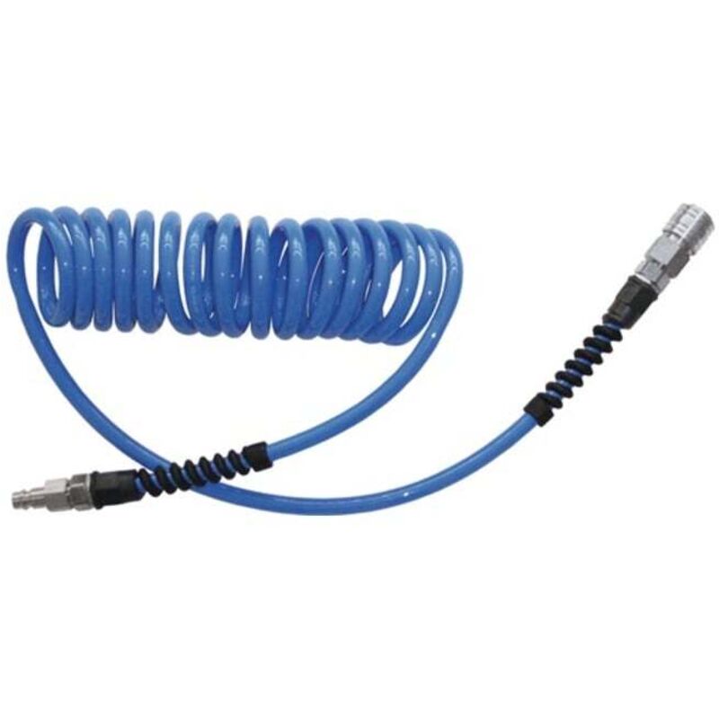 EWO Spiralschlauchset Innen-Ø 8 mm Außen-Ø 12 mm Länge 10 m Kupplung DN 7,2 PU - E40831