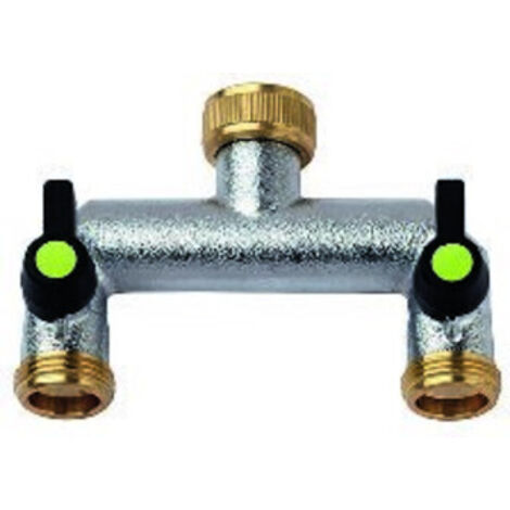 Ewuaqua Zwei-Wege-Verteiler 73469C 3/4", verchromt