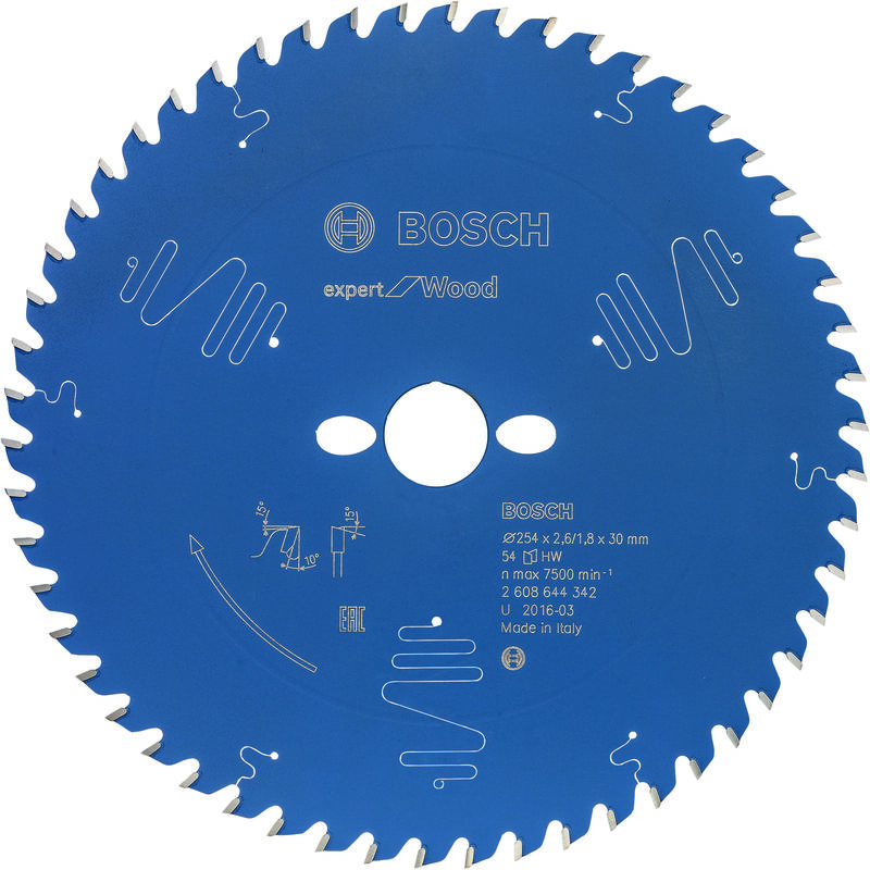 

BOSCH 2608644342 Disco de sierra CSB Expert madera: 254x30x54D pos