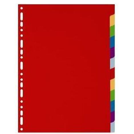 Exacompta 4912E divisore Multicolore