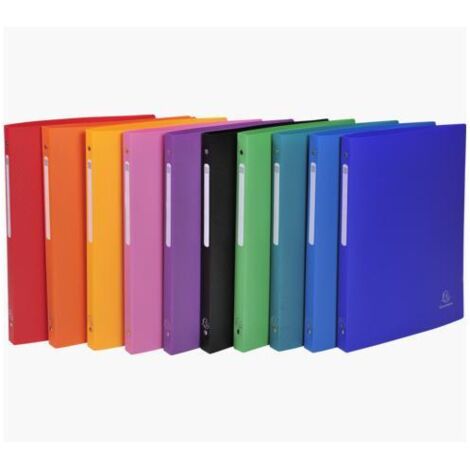 Exacompta 51299E raccoglitore ad anelli A4 Multicolore