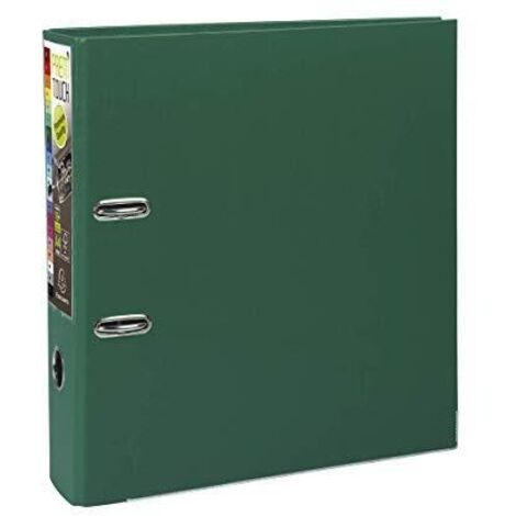 Exacompta archivador palanca prem\'touch pp a4 maxi lomo de 80mm rado verde oscuro