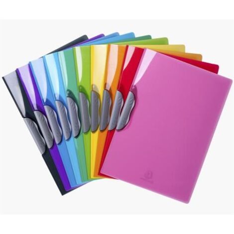 EXACOMPTA DOSSIER CON CLIP DESIGN IDERAMA POLIPROPILENO A4 COLORES SURTIDOS