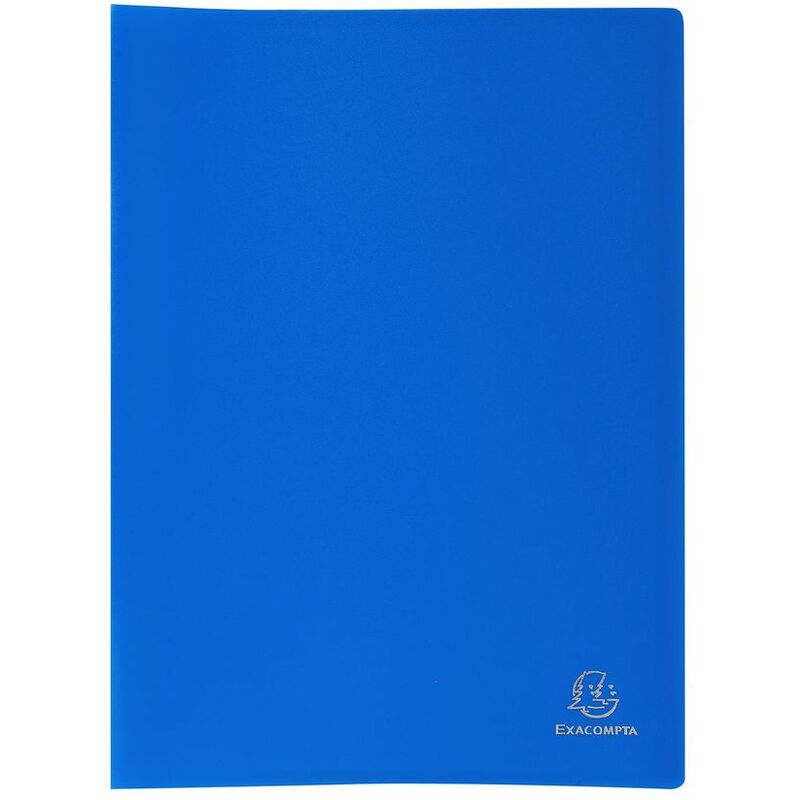 A4 Display Book Soft Eco Polypropylene 40 Pocket Blue - Blue - Exacompta