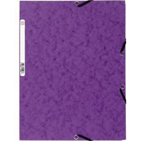 EXACOMPTA Sammelmappe Exacompta DIN A4 400g/m² Colorspankarton violett