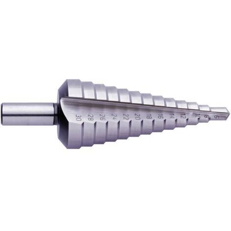 Exact 05330 HSS Punta a gradini Lunghezza totale 86 mm Alberino a 3 facce 1 pz.