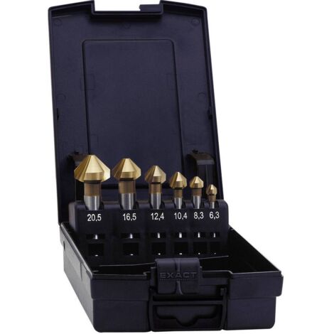 Exact 05567 Set di frese coniche argento
