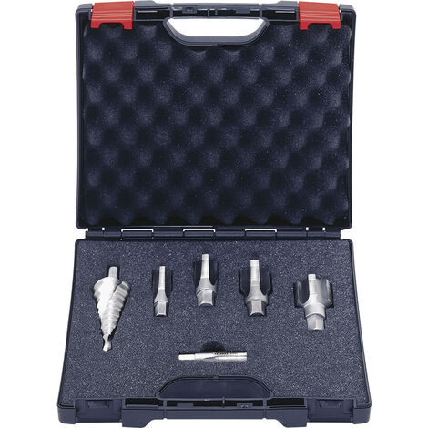 Exact 05979  Einschnittgewindebohrer-Set 6teilig  metrisch fein M12, M16, M20, M25, M32  Rechtsschne