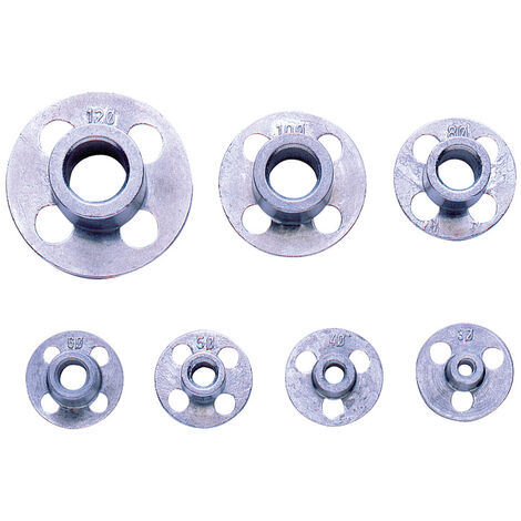 Exact 15198 Schneideisenführung-Set 7teilig Passend für (Gewindeschneider) Schneideisen Ø 25 x 9 M3