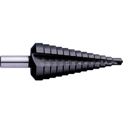 Exact 50067 HSS Stufenbohrer 4 - 20 mm TiAIN Gesamtlänge 67 mm 3-Flächenschaft 1 St.