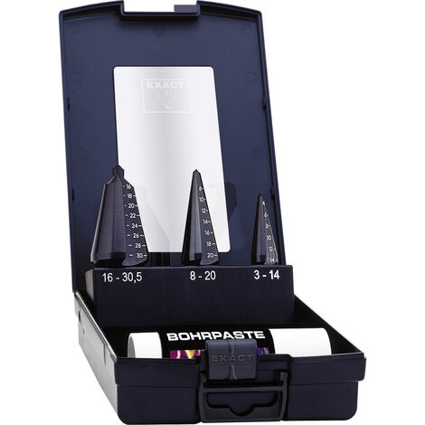 Exact 50118 Schälbohrer-Set 3teilig 3 - 14 mm, 4 - 20 mm, 16 - 30.5 mm HSS TiAIN 3-Flächenschaft 1