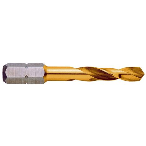 Exact 50876 HSS Punta a spirale per metallo 3.5 mm Lunghezza totale 40 mm DIN 3126 1/4 (6.3 mm) 1 pz.