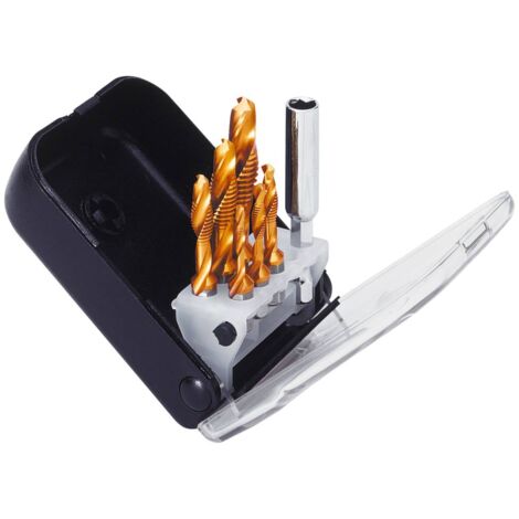 Exact 50902 KIT Maschi combinati 8 parti metrica Taglio destrorso HSS 1 KIT