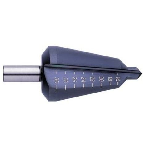 Exact 5272 Punta conica allargaforo 4 - 20 mm HSS-E TiAIN Alberino a 3 facce 1 pz.