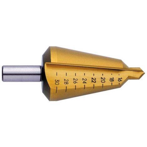 Exact Blechschälbohrer 4-30 mm TIN 4-30 Rundschaft Gewindeschneider