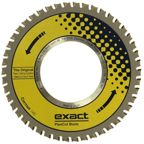 Exact CERMET140 hoja de sierra circular 140 mm 46 dientes