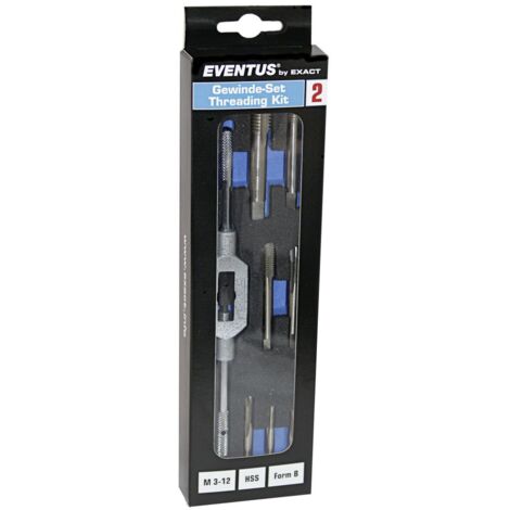 Exact Gewinde-Set Eventus 2 EB M3-M12 HSS Form B Kit 2 SB Werkzeug-Set