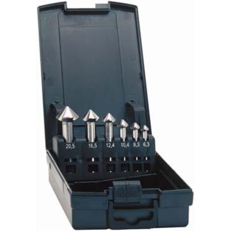 Exact Kegelsenker-Set Advanced DIN335 Form C 90Grad CBN geschliffen 6,3-20,5mm