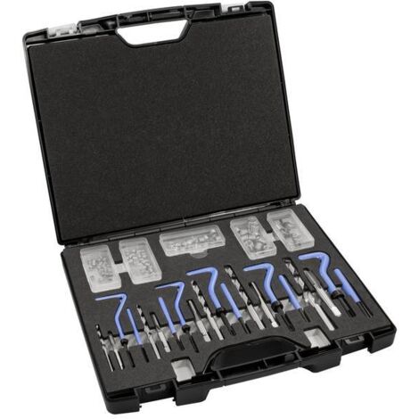 Exact Kit di Riparazione Filettature M5 a M12 in Acciaio HSS