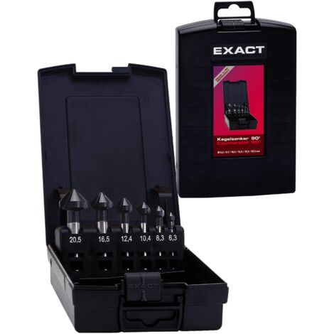 Exact Set di frese coniche TiAIN 6 pezzi metallici