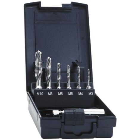 EXACT  SGE-Bit  Kombigewindebohrer-Satz  M3-M10  HSS  7tlg.  -  05910