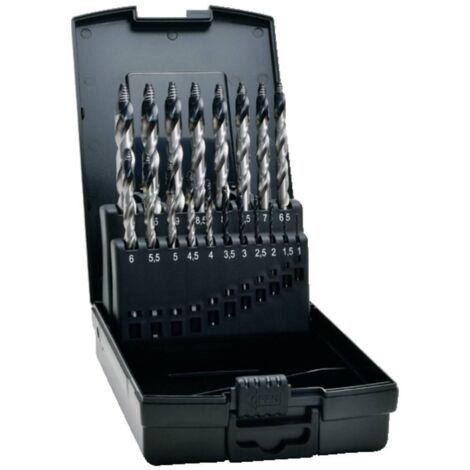 Exact TIAIN-TIP 74961 Set di 19 punte metalliche 1-10 mm