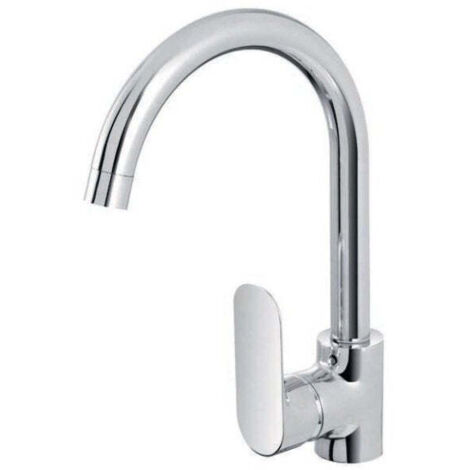 Exagonshop Miscelatore monocomando lavello canna alta ad ombrello