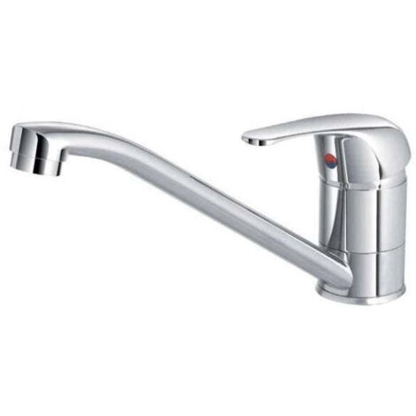 Exagonshop Miscelatore monocomando lavello cucina canna bassa