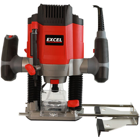 Excel 1200W 1/4" Electric Plunge Router Heavy Duty with Variable Speed
