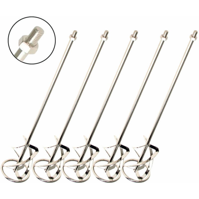 Excel - 135mm Mixing Paddle M14 Hex Shank Pack of 5