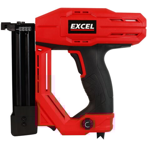 Excel 2-in-1 Electric Stapler Nailer Gun 15-32mm 18 Gauge Heavy Duty 230V