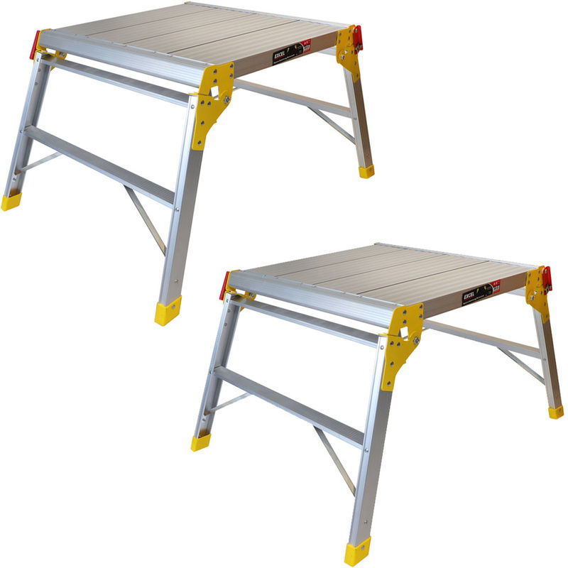 Excel 600 x 600mm Heavy Duty Multi Purpose Platform Work Bench Folding