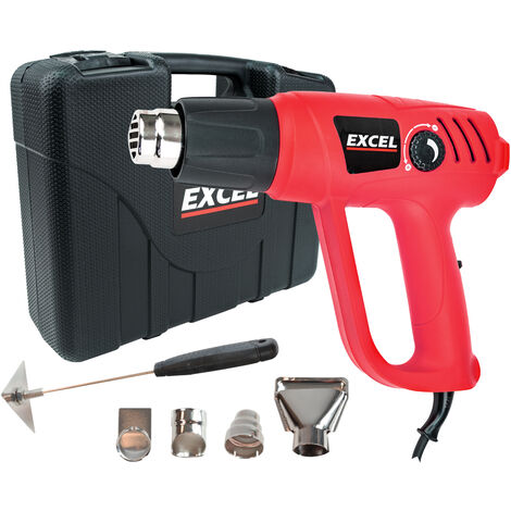 Excel Electric Hot Air Heat Gun 2000W/240V with Variable Heat Setting