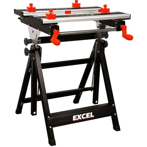 Excel Portable Workbench Vise 2ft Foldable Heavy Duty Stand Capacity 100kg