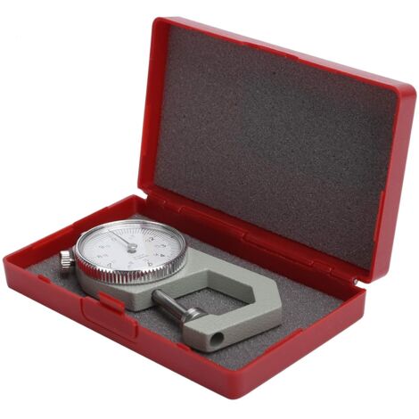 Excelente medidor de espesor de metal portátil. Medidor de espesor preciso para medir relojes, joyas, cuero, chapa metálica, papel, película y alambre.